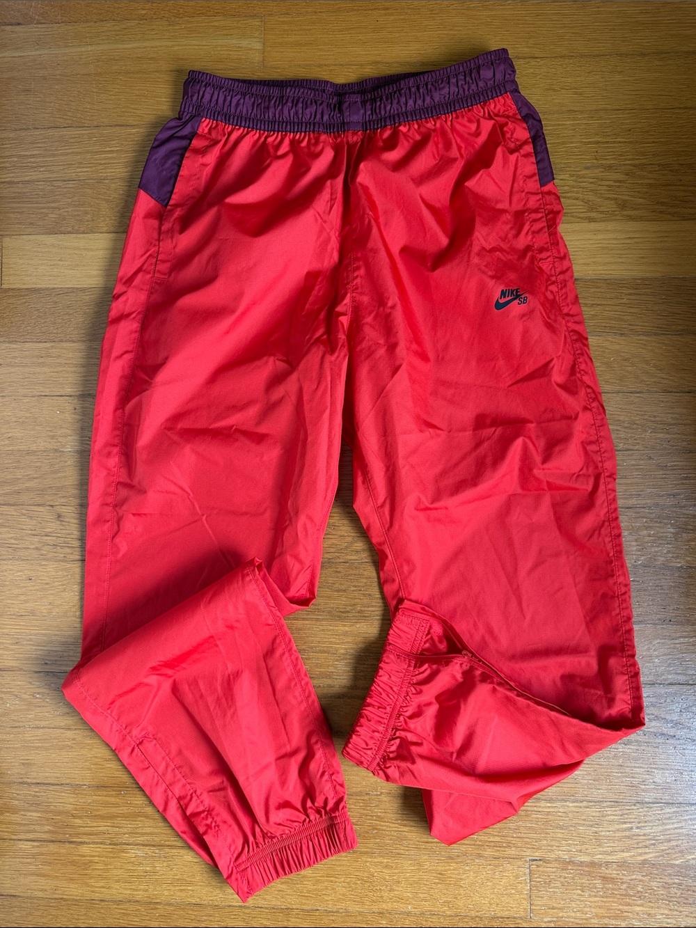 Like New Nike SB Women’s Red Orange Maroon Track Pants Streetwear Gorpcor XS